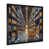 Cadre simple noir, bois massif