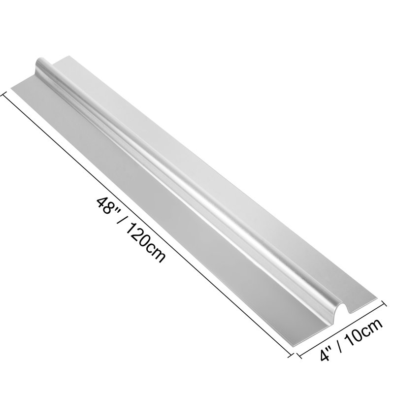 Plaques de transfert de chaleur PEX en aluminium 4 pi 4 po avec système de chauffage par le sol L 48 po x l 4,25 po