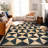 Geometric Diamond Washable Non Slip Area Rug-1246005730
