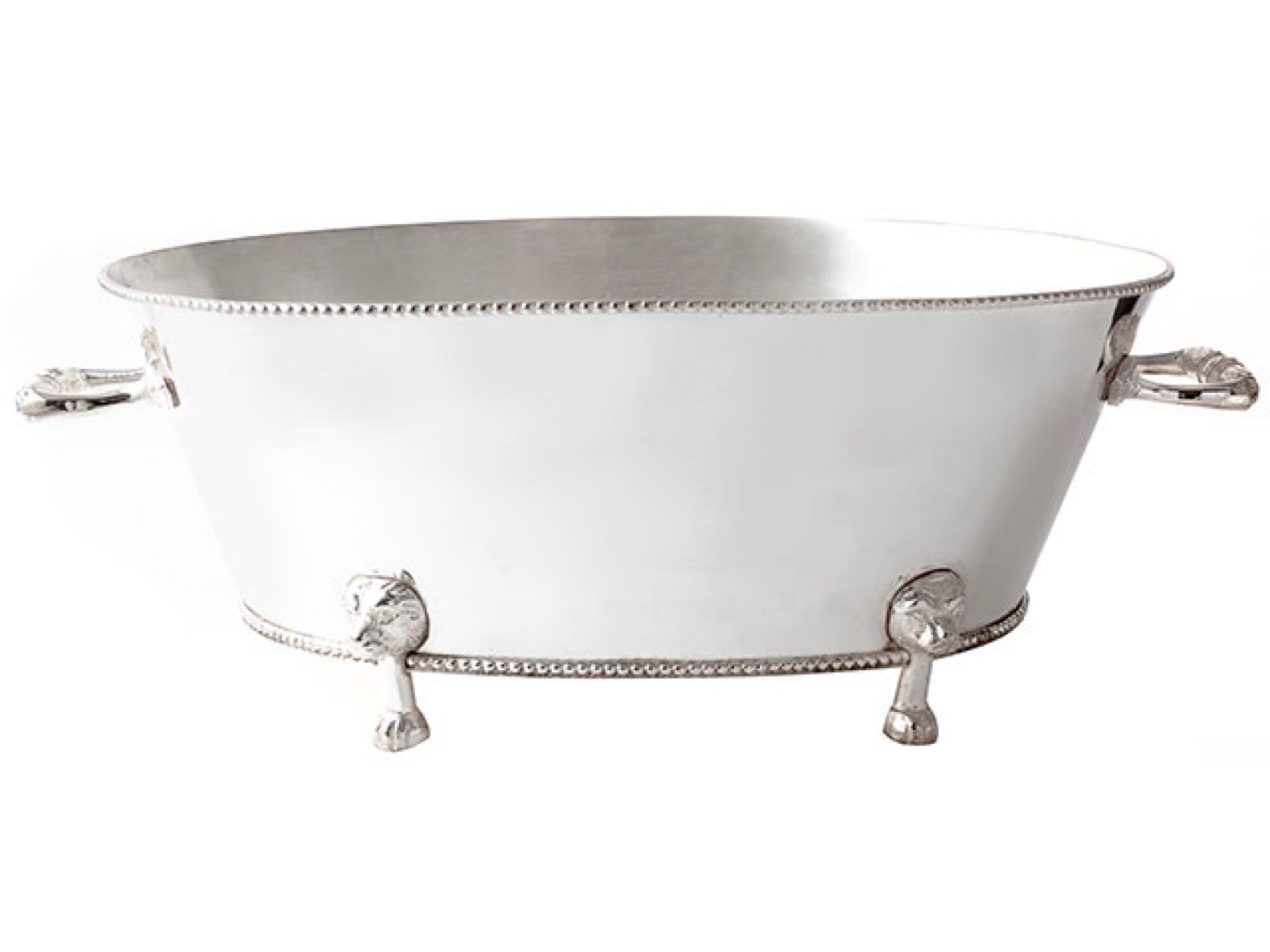 Port 68 Baldwin White Oval Planter