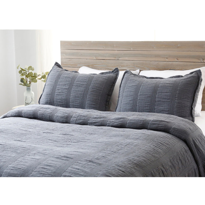 Harbour Farmhouse / Country Coverlet, King, Taupe