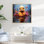 «Ducklings Morning Quack Lake II», art mural canard