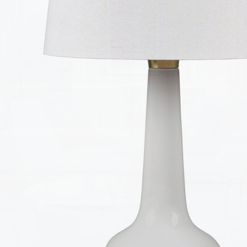 Ceramic Table Lamp, Gray