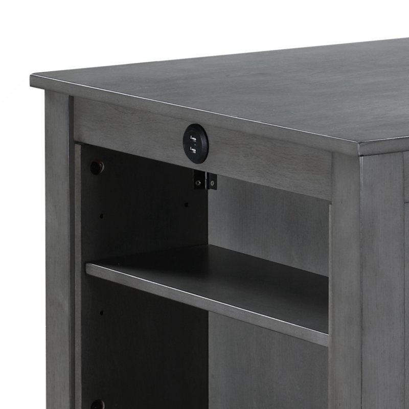 Ensemble de salle à manger rectangulaire Taryn, Gris