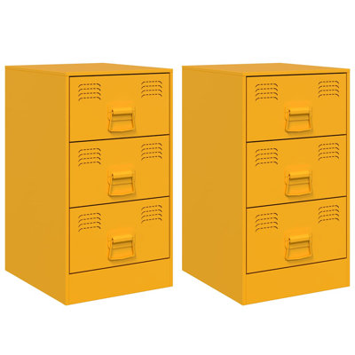 Ensemble de 2 tables de chevet vidaXL