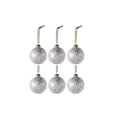 Xmas Leopard Bauble
