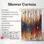 Rideau de douche Affectionate Embrace - Premium-371041706