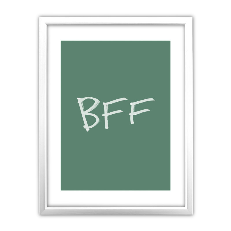 Single Picture Frame Print, White