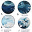 Beaufort - Coastal Round Art en métal-109734389