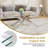 Madlaina Glass Top Single Coffee Table-203751566