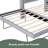 Full Size Upholstery Platform Bed-1262111753