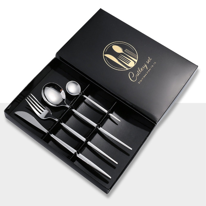 Ebern Designs Benehaley Stainless Steel Flatware Set, Silver