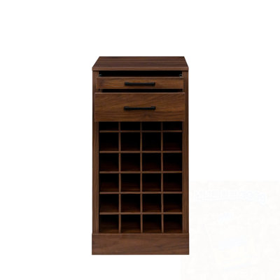 Wine Cabinet with open wine storage and two drawers