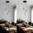 3 - Light Cluster Glass Chandelier Dimmable