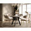 Extendable Round Metal Base Dining Table-221239676-221239674