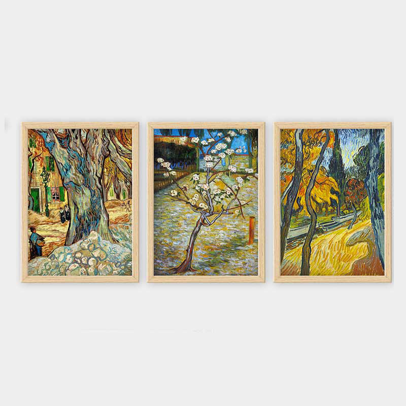 Peinture décorative encadrée, H 21,65 po x l 29,53 po