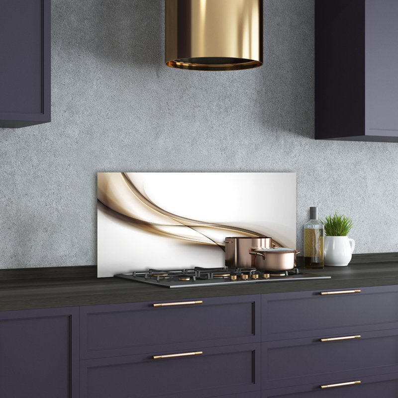 Bentsy 50cm W x 100cm L Glass Peel and Stick Panel
