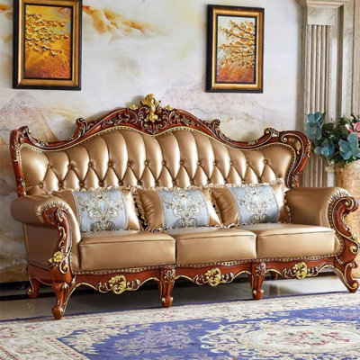 European-style luxurious carved sofa