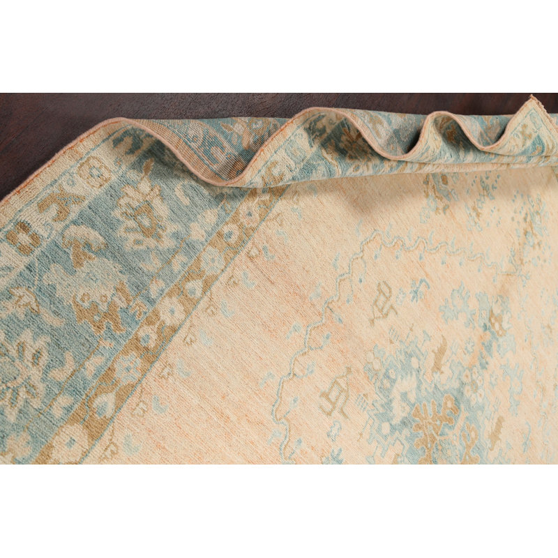 One-of-a-Kind 8'10" X 12'1" New Age Wool Area Rug in