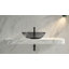 Lavabo de salle de bain ovale en résine 24 "x 14" MonBlari bleu clair-133668842