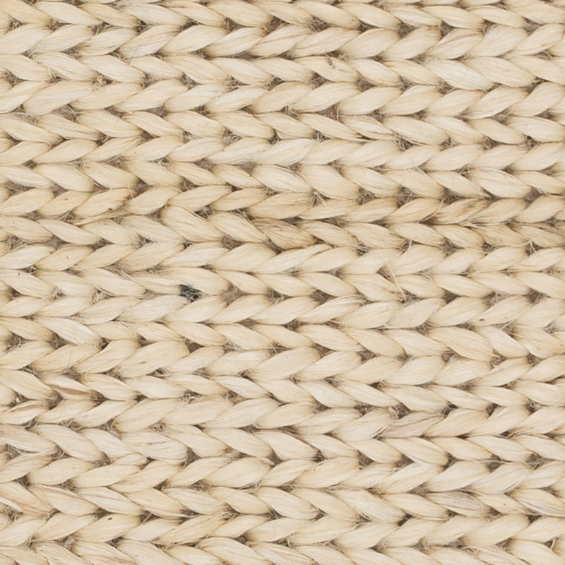 Tapis ivoire tressé à la main Barta, Rectangle 2 pi x 3 pi