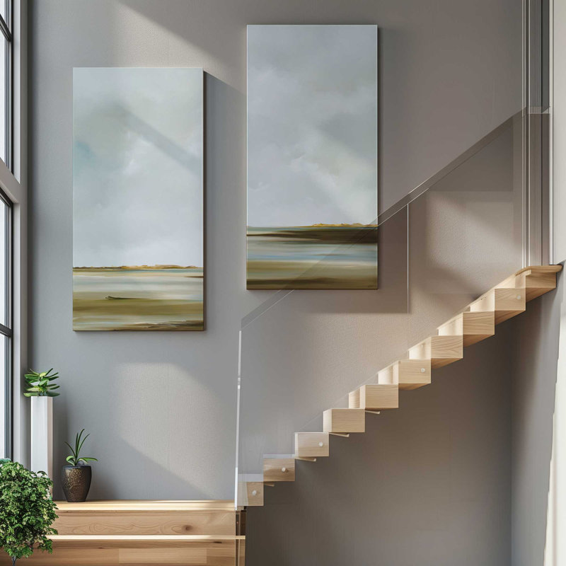 Passages of Calm | Impression sur toile 2 panneaux, H 48 po x l 48 po