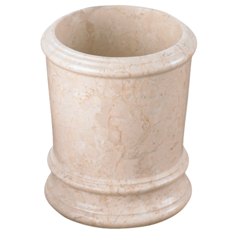 Stone Open Waste Basket - 0.5 Gallons