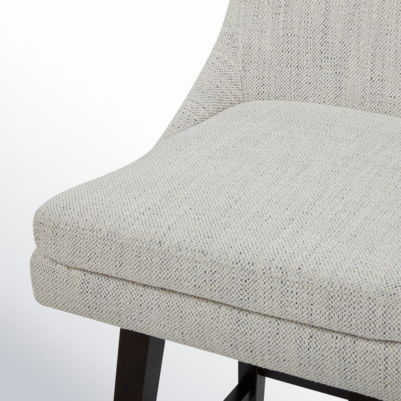 Tabouret de bar pivotant Zahara, Tabouret prestige ivoire / brun