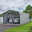 Abri d'auto en acier avec 3 ensembles muraux, 12 x 20 x 09-113506823