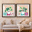 «Growing Happy I», ensemble de 2 peintures-663387091-663387095