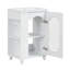 Meuble-lavabo de 20 po avec lavabo, meuble-lavabo avec tablette à deux niveaux, tablette réglable-910528238