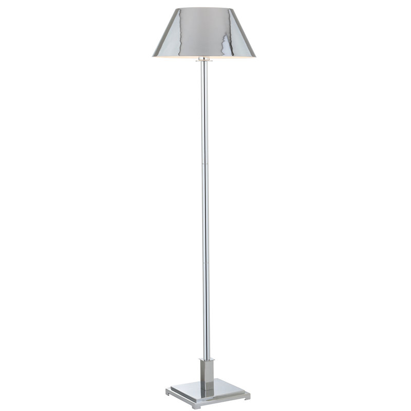 Mora 152cm Traditional Floor Lamp, Chrome