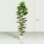 Faux Fiddle Leaf Fig Tree Plant in Cement Freestanding  Planter-127081099