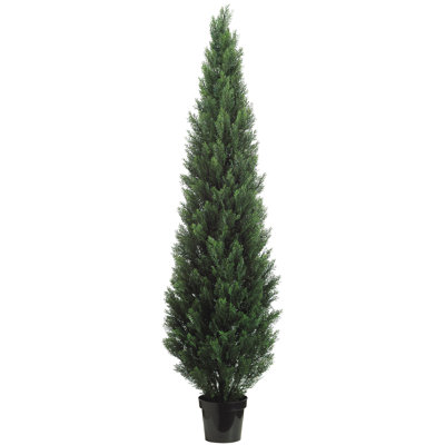 84'' Faux Cedar Topiary in Pot