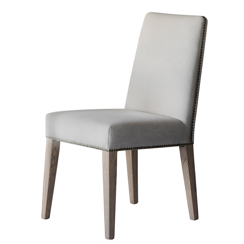Davila Upholstered Dining Chair, Linen Natural