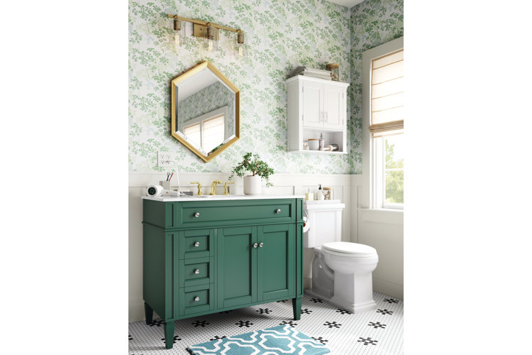 20 Beautiful Corner Vanity Designs For Your Bathroom - Housely