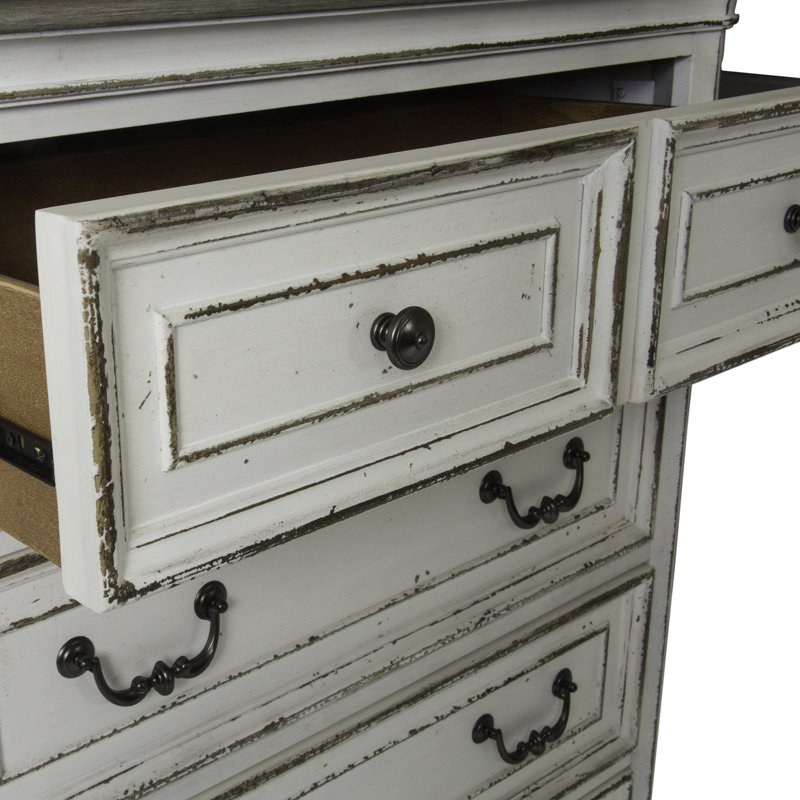 Colchester King Upholstered Sleigh Bed, Dresser & Mirror, Chest Bedroom Set, King