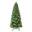 Arbre de 5 pi, 756 pointes en PE +, centre de table de Noël pleine longueur, branches à charnières pour une installation rapide, support en métal, arbre de Noël à espace réduit, et réaliste, assemblage facile, lourd