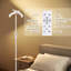 Lampe sur pied à double DEL 74 po avec télécommande-375868222