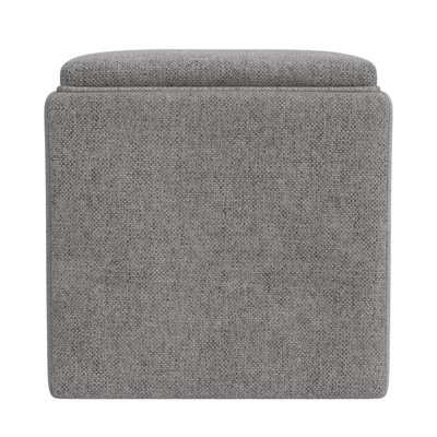 Homepop Storage Ottoman With Tray Top