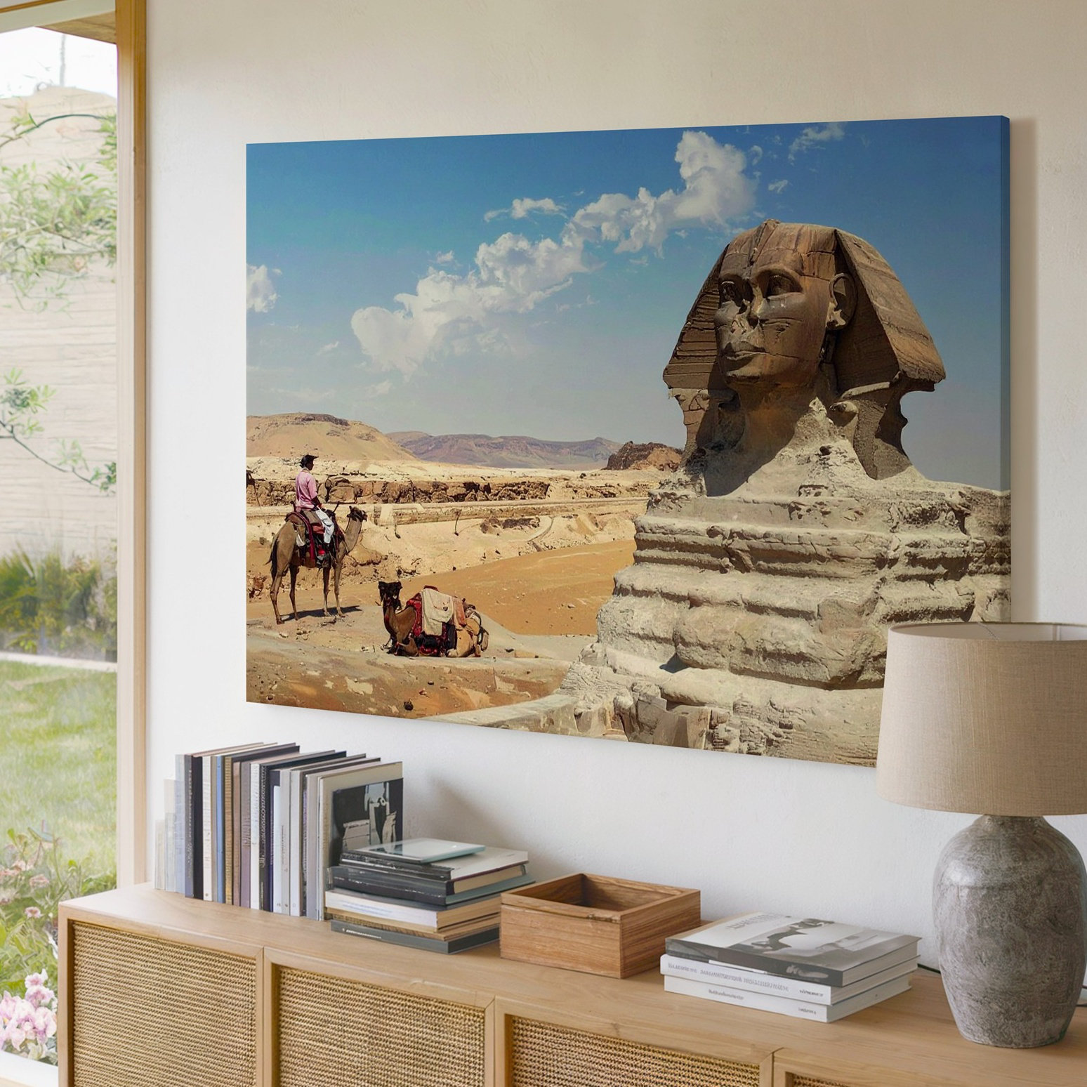 Dakota Fields Wall Art Canvas Great Sphinx Of Giza Canvasrealistic ...