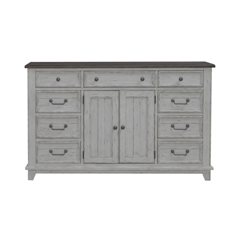 Chalita Solid Wood 68'' W 9 - Drawer Dresser