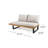 Abhipsa Acacia 5 - Person Patio Conversation Set with Cushions-2129130452-2115496061