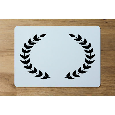 Xavieyah Polyester, Wood Floral Rectangle Placemat