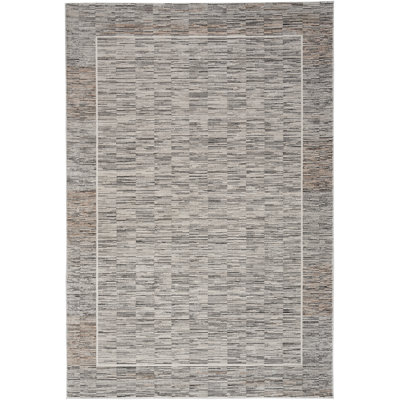 Tapis abstrait gris anthracite