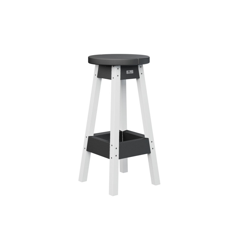 Tabouret de bar d'extérieur Berlin Gardens, Noir, 30"