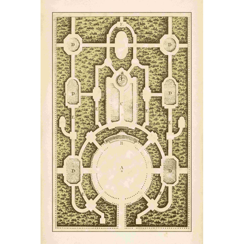 Garden Maze I, H 18 po x l 12 po