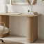 Monroe Oak Effect Computer & Writing Desk