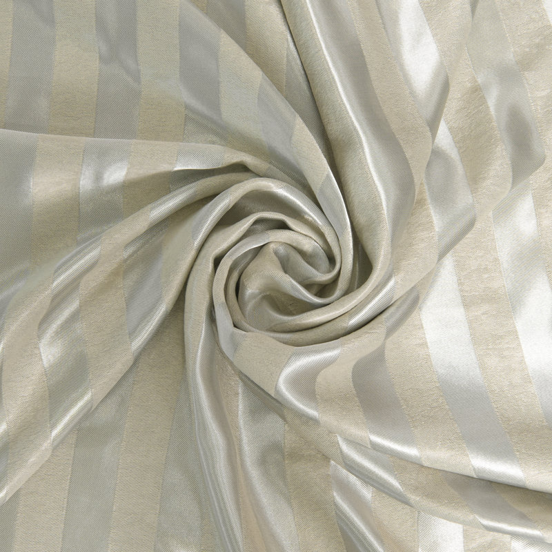 Paire de rideaux semi-transparents avec œillets Sabah, Beige