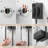 15" Black Dusk to Dawn Outdoor Wall Light(Set of 2)
